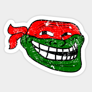 Ninja Trolltle Red Sticker